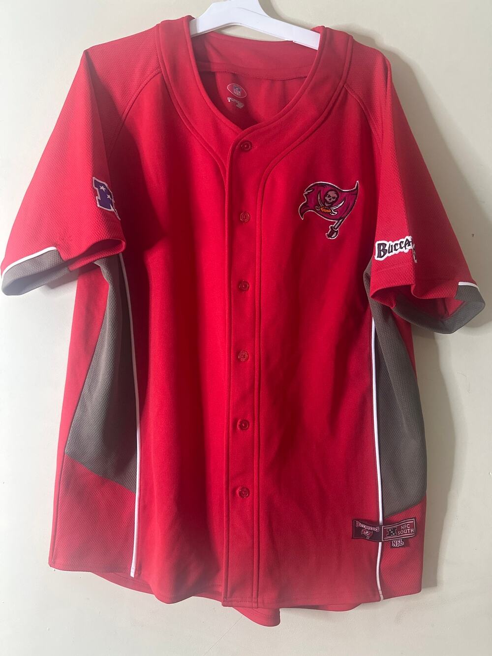 Tampa Bay Bucanneers~Button Down Jersey NFL 2XL t